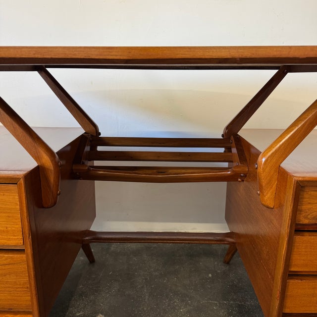 Vintage Scandinavian Desk, 1950s For Sale - Image 4 of 12