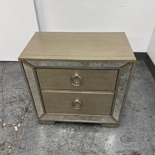 Z Gallerie Farrah Two Drawer Nightstand For Sale - Image 12 of 12