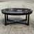 Baker Barbara for Barry Modern Art Deco Style Oval Extension Mahogany Stretcher Base Dining Table with (2) 20" Leaves....