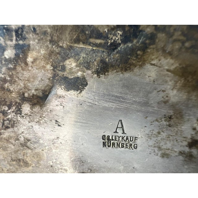 1900 - 1909 Kye or Jewelry Box Bronze Antique Raised Relief Ggleykauf Nurnberg Germany For Sale - Image 5 of 18