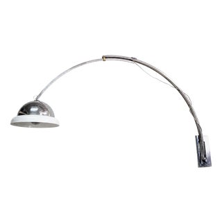 Telescopic Wall Lamp in Steel and Opaline Acrylic by Goffredo Reggiani for Reggiani, Italy, 1960s For Sale