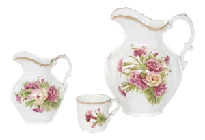 19th Century English Porcelain Bath / Chamber Service