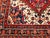 Vintage Heriz Rug, Hand-Knotted Wool, Geometric Medallion Pattern, Red & Ivory, 3x5 For Sale - Image 14 of 17