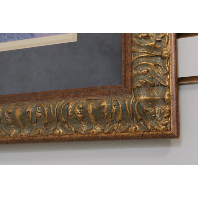 Large Framed Art Print of Gate & Foliage For Sale In Philadelphia - Image 6 of 14