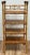 Chinoiserie Vintage Scorched Bamboo Four Tier Shelf For Sale - Image 3 of 10
