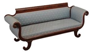 Antique American Empire Mahogany Sofa