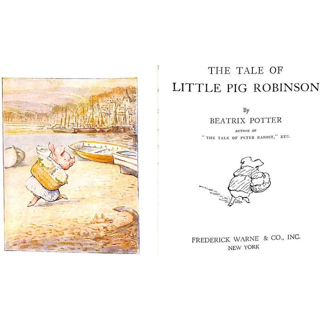 "The Tale of Little Pig Robinson" 1958 Potter, Beatrix For Sale - Image 4 of 5