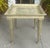 Donghia John Hutton for Donghia Silver Giltwood Side Table W Telescope Legs For Sale - Image 4 of 7