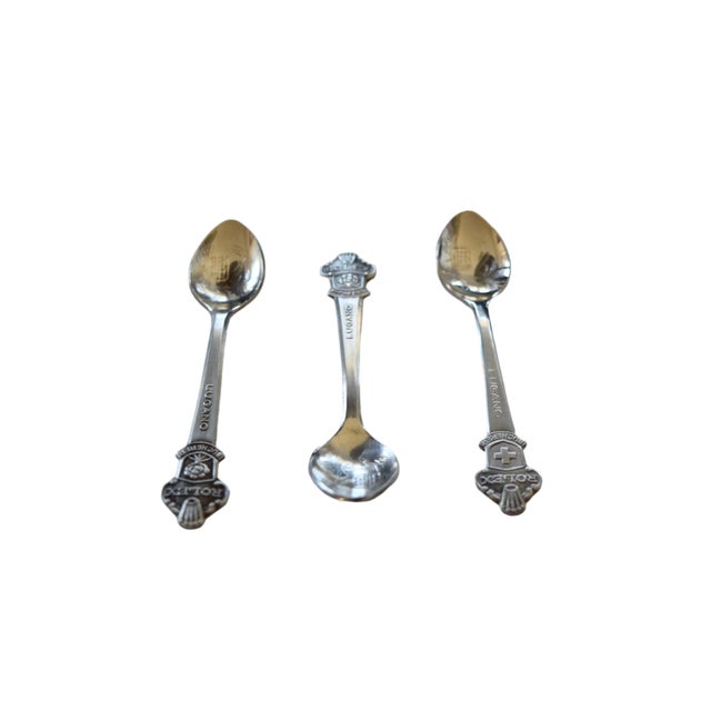 Sculpture Materials Rolex Bucherer Collector Spoons - Lugano (Set of 3) For Sale - Image 7 of 7