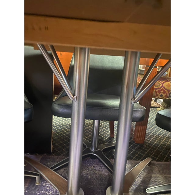 Cal-Style 1970s Midcentury Modern Cal-Style Table and 4 Chairs - Set of 5 For Sale - Image 4 of 12