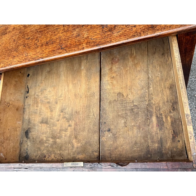19th Century 19th Century English Single Drawer Side Table For Sale - Image 5 of 10