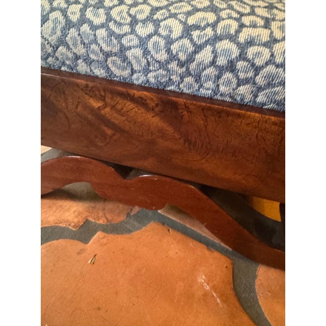 Mid 20th Century Leopard Print Footstool For Sale - Image 5 of 7