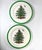 American Vintage 1987 Spode "Christmas Tree" Salad/Dessert Plates - Set of 4 For Sale - Image 3 of 7