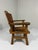 Brutalist Rustic Oak Armchair, 1960s For Sale - Image 6 of 18