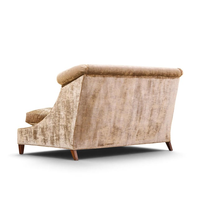 Mid 20th Century Thomas Pheasant for Baker Furniture Villa Settee Sofa For Sale - Image 5 of 10