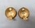 Vintage 1980s Signed Courreges Round Black Enamel Clip Earrings-2 Pieces For Sale In Philadelphia - Image 6 of 7