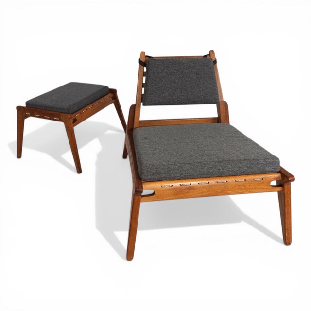 Set of Lounge Chair with Ottoman by Heinz Heger, 1960 For Sale - Image 9 of 18