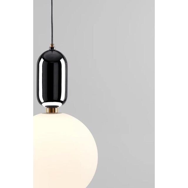 Black Aballs T Gr Suspension Lamp in Ceramic and Glass by Jaime Hayon for Parachilna For Sale - Image 6 of 16