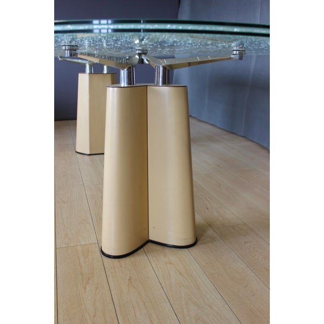 Vintage Dining Table with Broken Glass Effect Top, 1970 For Sale - Image 14 of 16
