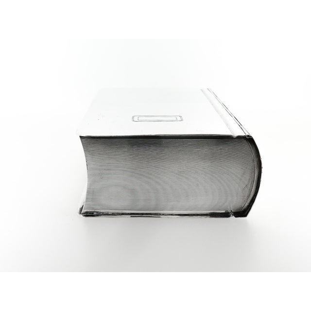 Silver Antique Watrous Sterling Silver Hand-Hammered Figural Book Box With Wood Liner For Sale - Image 8 of 16