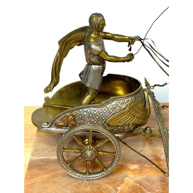 Monumental Grand Tour Imperial Roman Triumphator Driving a Four-Horse Quadriga For Sale - Image 9 of 18