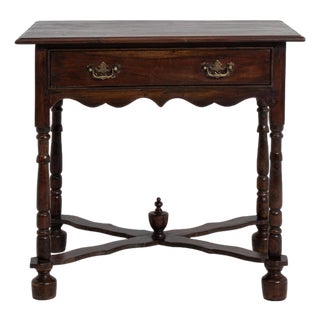 19th Century William And Mary Side Table In Original Patina For Sale