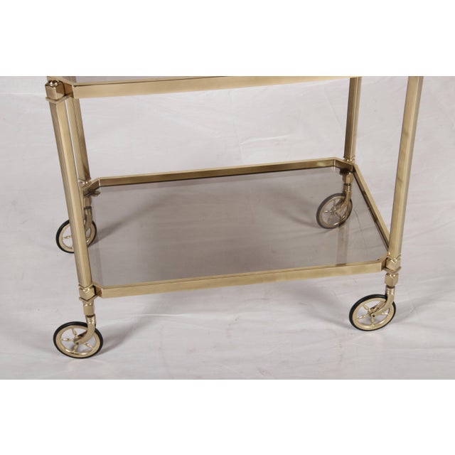 Vintage Hollywood Regency Style Serving Trolley, 1965 For Sale - Image 15 of 18