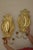 Swedish Art Nouveau Style Brass Double Arm Sconces, Set of 2 For Sale - Image 5 of 17