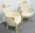 French Louis XV Style Carved Cream Chairs- a Pair For Sale - Image 3 of 9