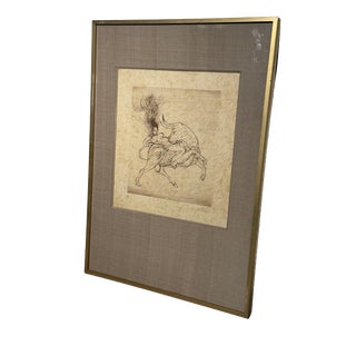 Hans Bellmer, Nude, The Abduction of Europa, Lithograph, Framed For Sale