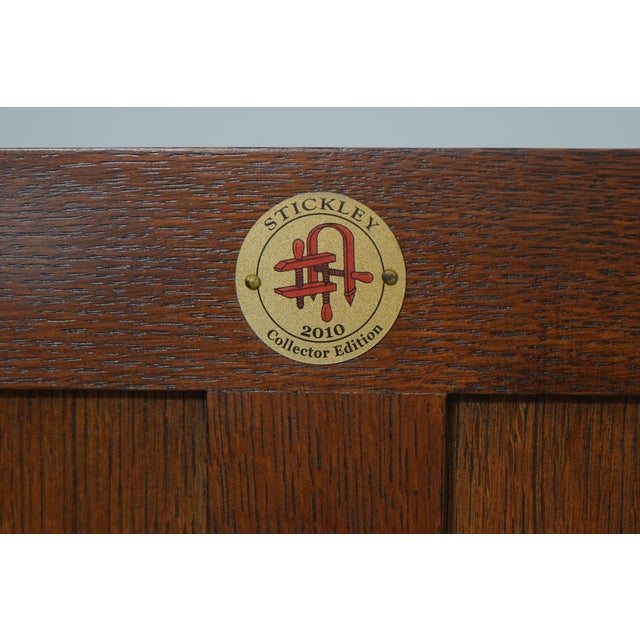 Stickley Harvey Ellis 1 Door Inlaid Cabinet For Sale - Image 17 of 17
