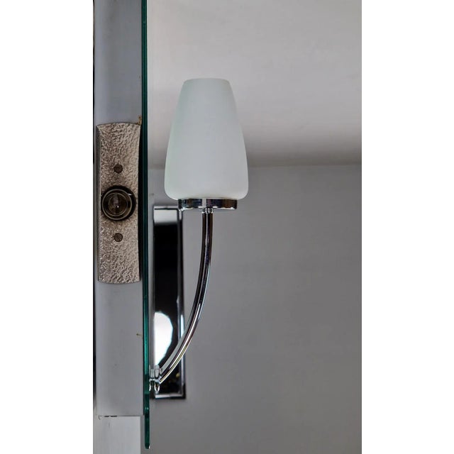 Silver Italian Modern Mirror Wall Lamp from Axo, 1990s For Sale - Image 8 of 14