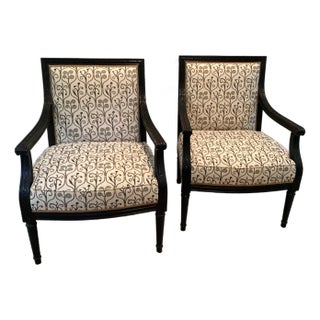 Taylor King Upholstered Antoinette Chairs- Set of 2 For Sale
