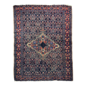 Antique Persian Senneh Rug - 3.7 X 4.5