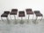 Contemporary Vintage Lem Bar Stools in Steel and Wood Seats, 2000 For Sale - Image 3 of 10