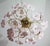 Charming Murano Vintage Chandelier White and Pink Flowers For Sale - Image 4 of 11