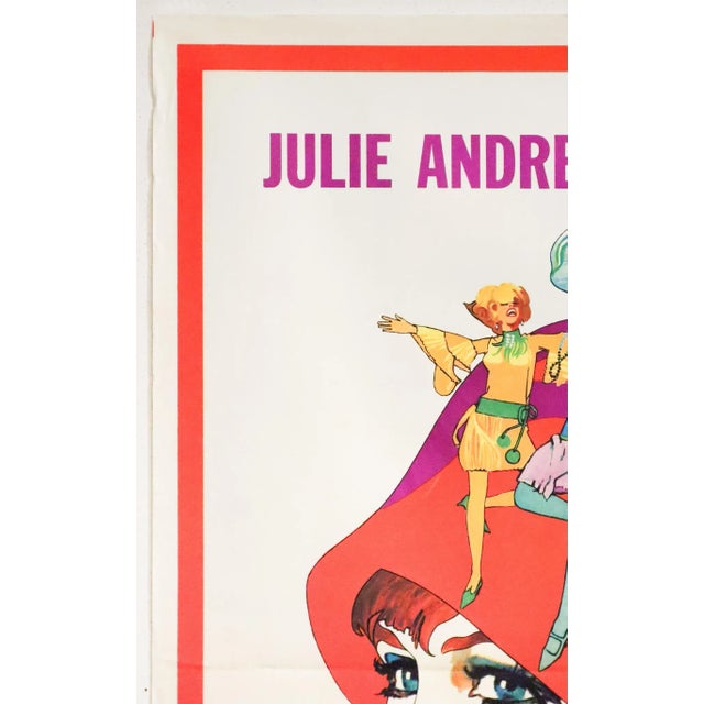 1967 Original French Movie Poster - Millie (Julie Andrews) For Sale - Image 4 of 6