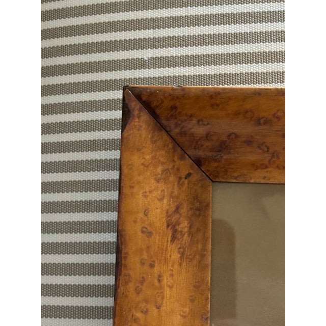 Wood 19th Century English Primrose Botanical Illustration Print in Antique Birds Eye Maple Frame (#1 of 2 Available) For Sale - Image 7 of 12