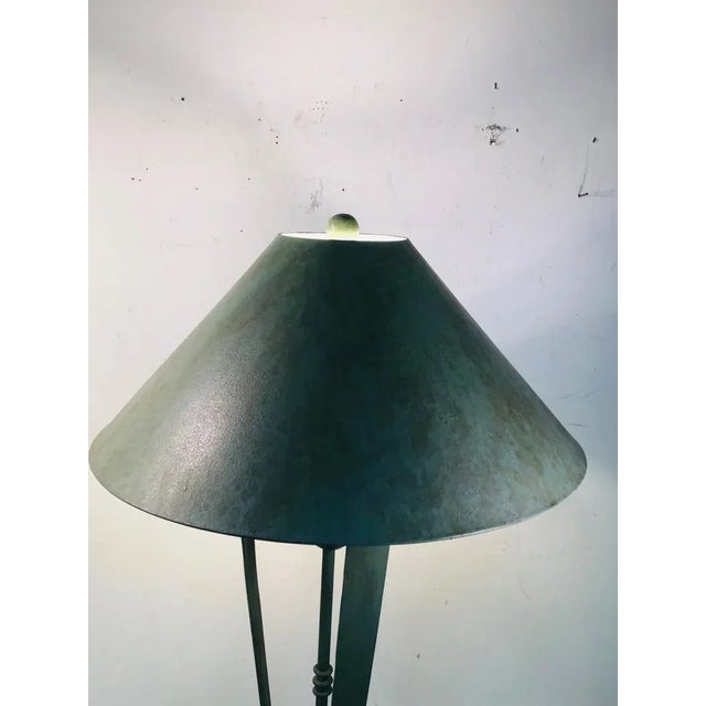 Black Large Scale Memphis Style Floor Lamp For Sale - Image 8 of 11