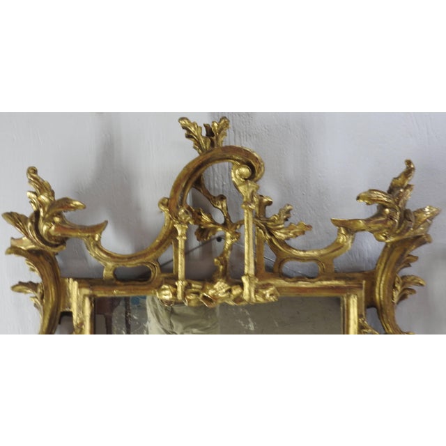 Early 19th Century Pair of George III Bright Gilt Mirrors For Sale - Image 5 of 11