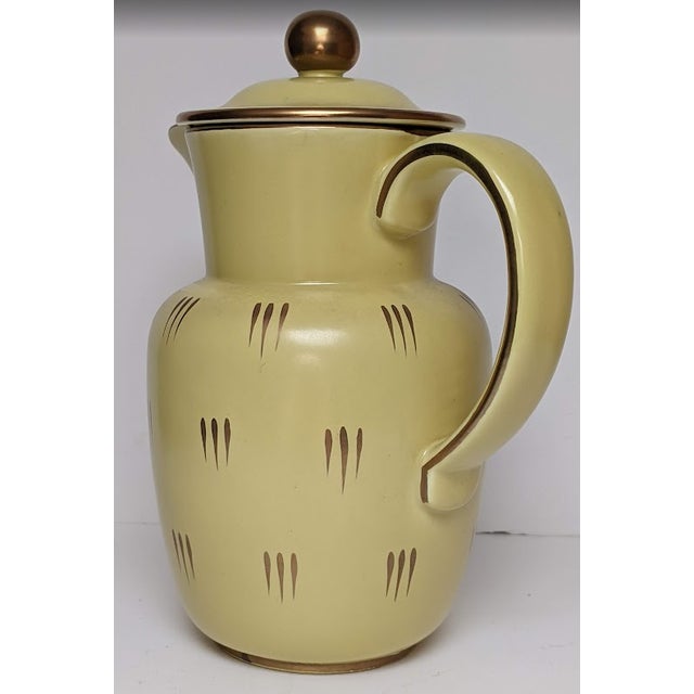 Art Deco Vintage Coffee Pot From Gefle, Sweden For Sale - Image 3 of 6