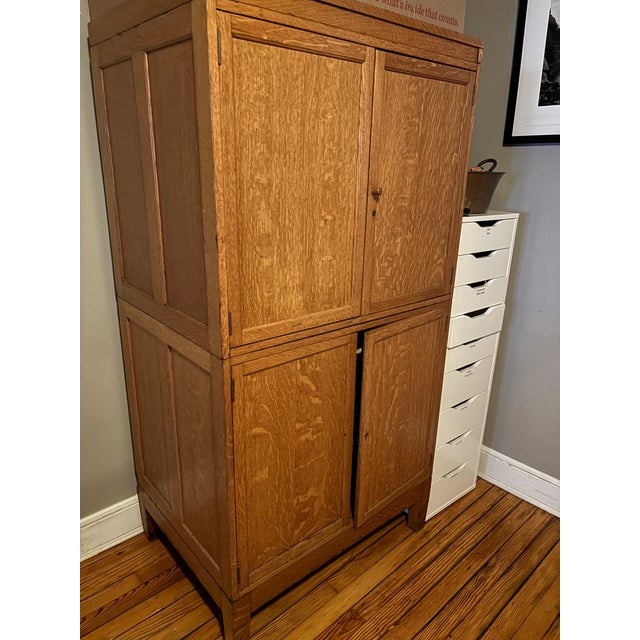 Arts & Crafts Vintage Arts and Crafts Cabinet For Sale - Image 3 of 3