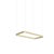 Gold Eden Rectangle 100 Gold Aluminum Pendant Lamp by JSPR For Sale - Image 8 of 10