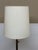 Metal Chrome Plated Traditional Floor Lamp With Drum Shade For Sale - Image 7 of 12