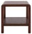 Brown Omara 1 Shelf Side Table in Walnut For Sale - Image 8 of 8