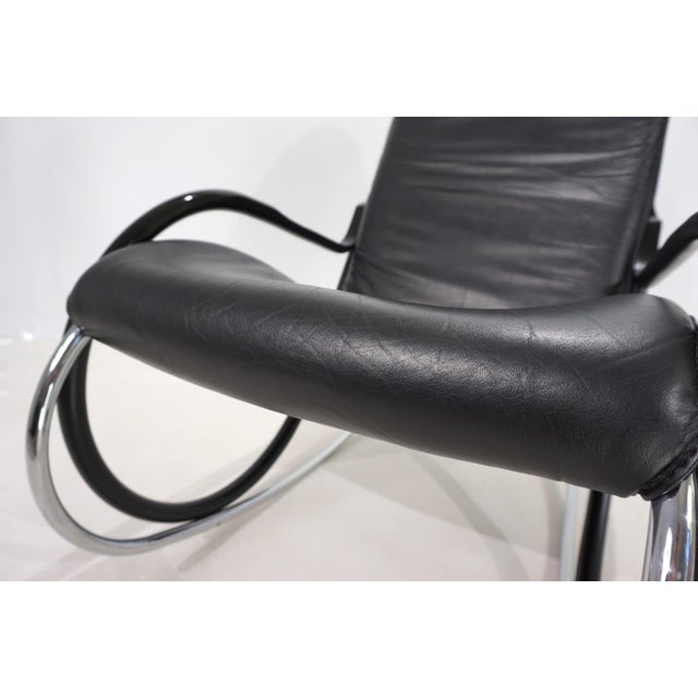 Strässle Nonna Rocking Chair by Paul Tuttle, 1972 For Sale - Image 17 of 18