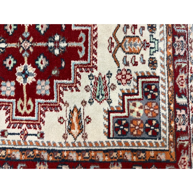 2ft 8in × 4ft 2in Pakastani Kazak Area Rug For Sale In San Francisco - Image 6 of 12