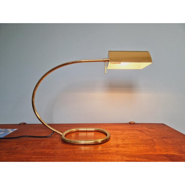 Large Brass Desk Lamp from Cosack Leuchten, 1970s For Sale - Image 13 of 18