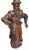 17th Century 27" Antique St. James Jacobus the Pilgrim Santos Sculpture For Sale - Image 5 of 8
