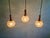 Gold Amber Bubble Glass Pendant Light by Helena Tynell for Glashütte Limburg, 1970s, Set of 3 For Sale - Image 8 of 18